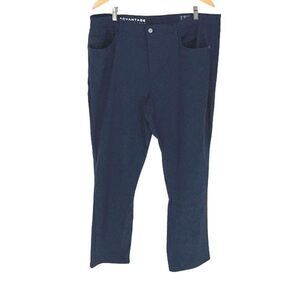 Izod Mens Advantage Performance Stretch Straight Fit Pants‎ Navy Blue Size 38x30